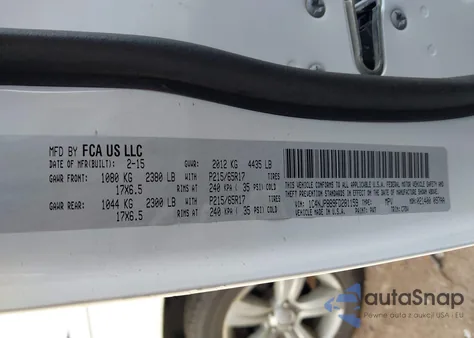 2015 Jeep Patriot Sport from USA, damaged, VIN 1C4NJPBB9FD281159